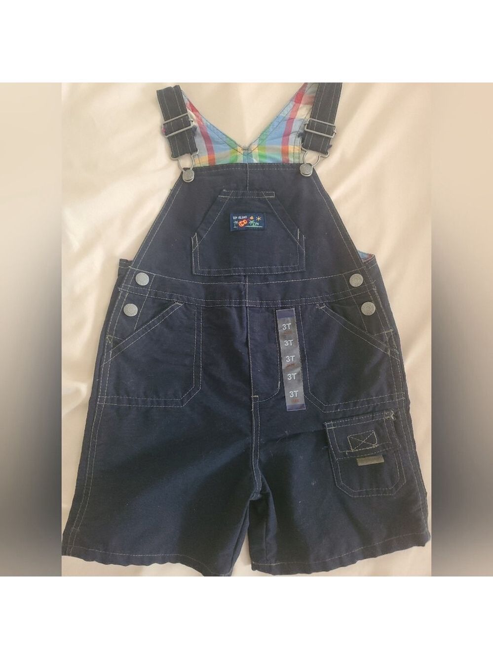 NWT Size 3T Children's Place Kids short overalls - Picture 2 of 5